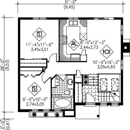 main floor house blueprint