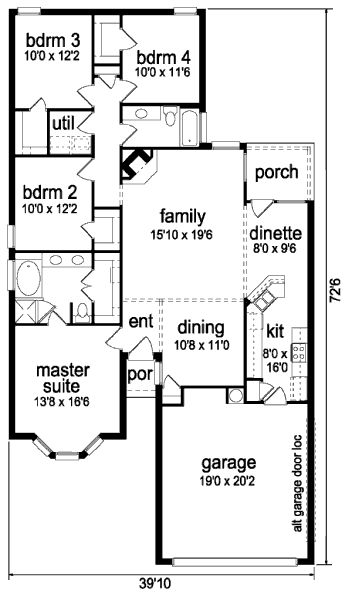 main floor house blueprint