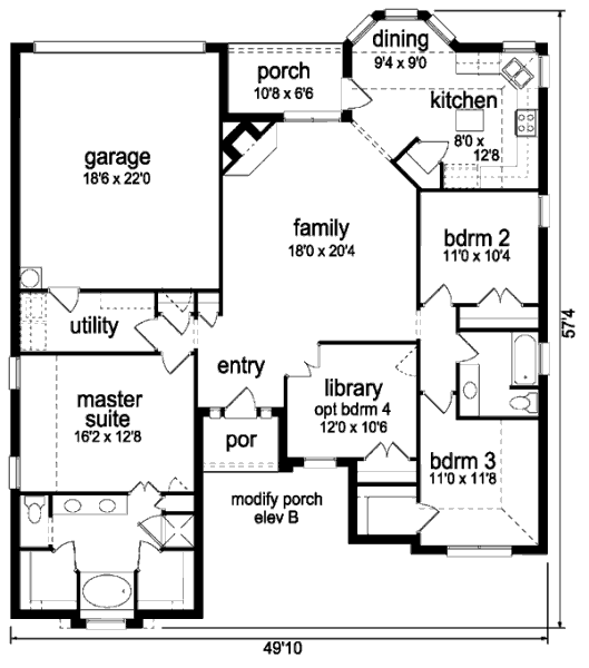 main floor house blueprint