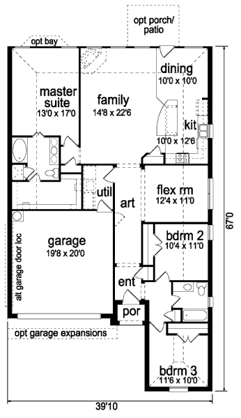 main floor house blueprint