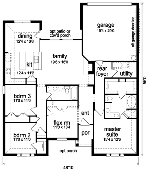 main floor house blueprint