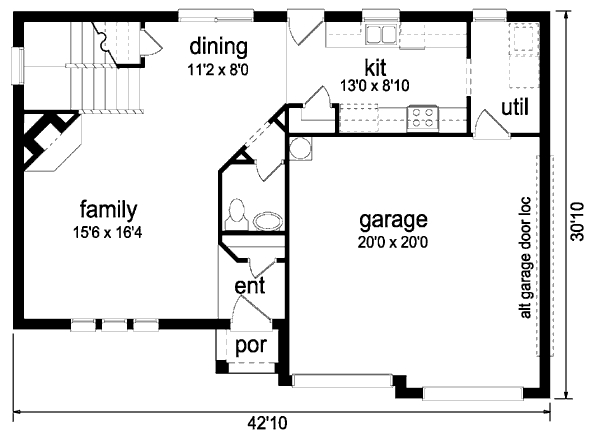 main floor house blueprint