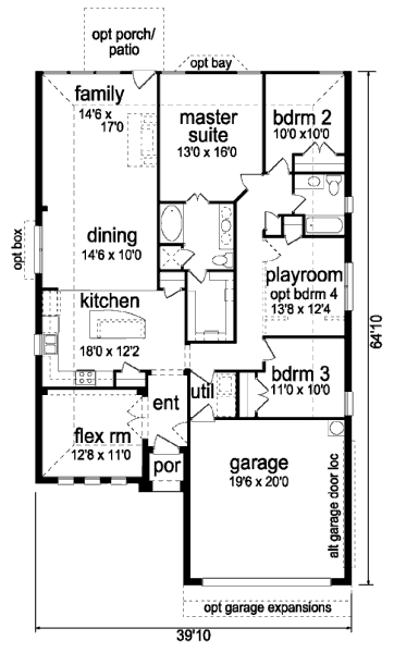main floor house blueprint