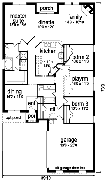 main floor house blueprint