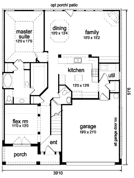 main floor house blueprint
