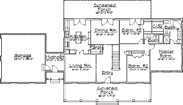 main floor house blueprint