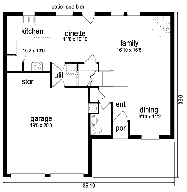 main floor house blueprint