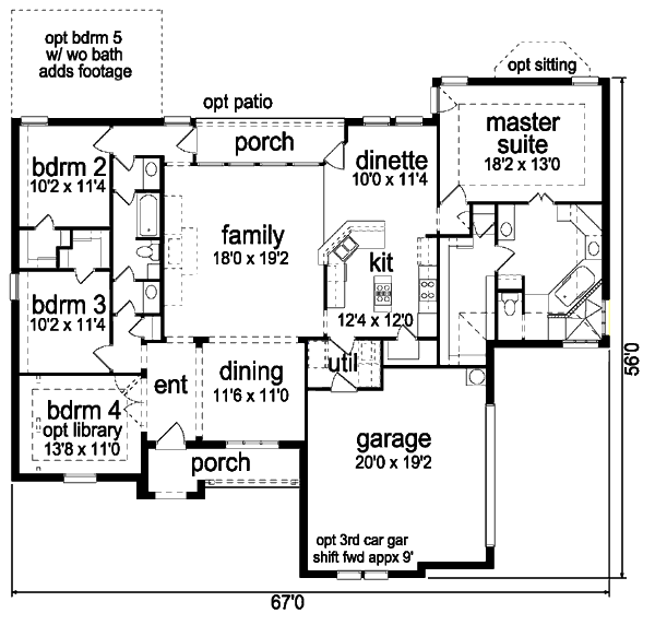 main floor house blueprint