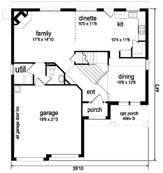 main floor house blueprint