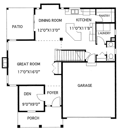 main floor house blueprint