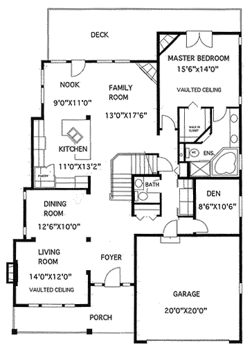 main floor house blueprint