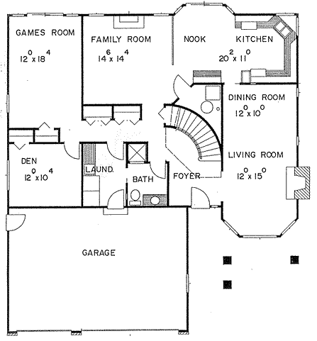 main floor house blueprint