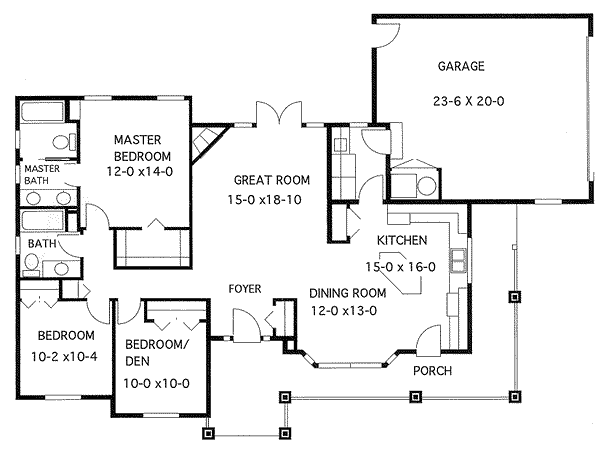 main floor house blueprint
