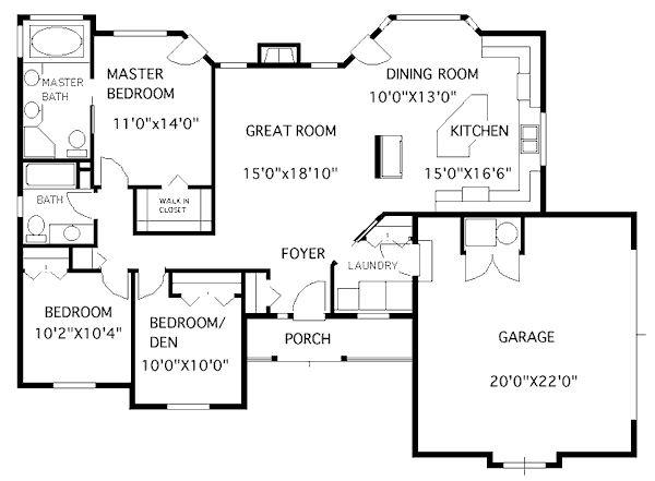main floor house blueprint