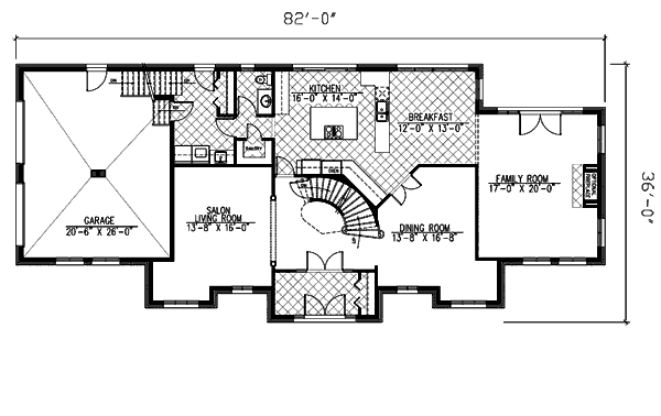 main floor house blueprint