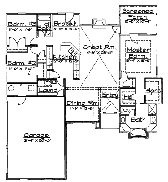 main floor house blueprint