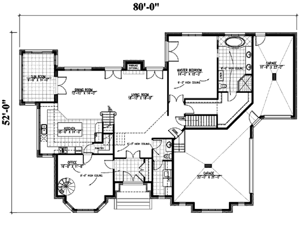 main floor house blueprint
