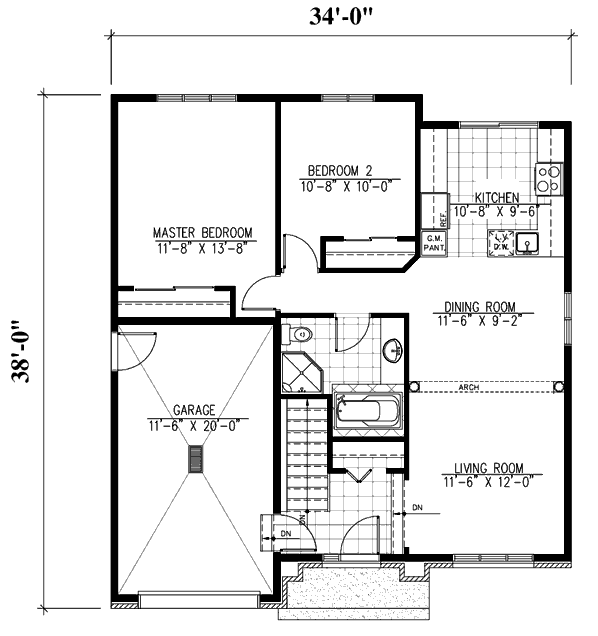 main floor house blueprint