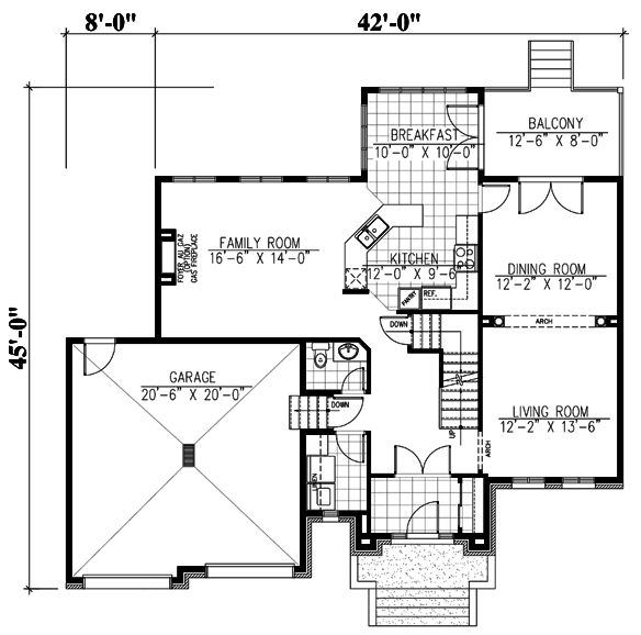 main floor house blueprint