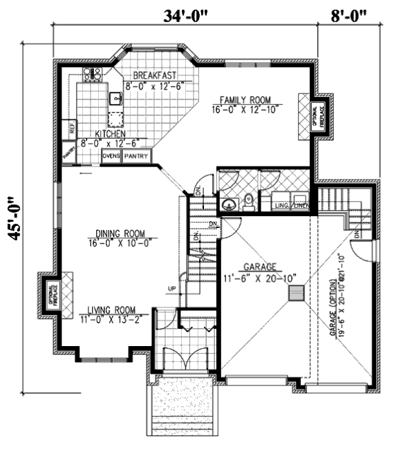 main floor house blueprint