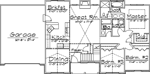 main floor house blueprint