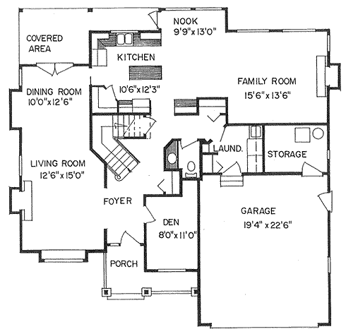 main floor house blueprint