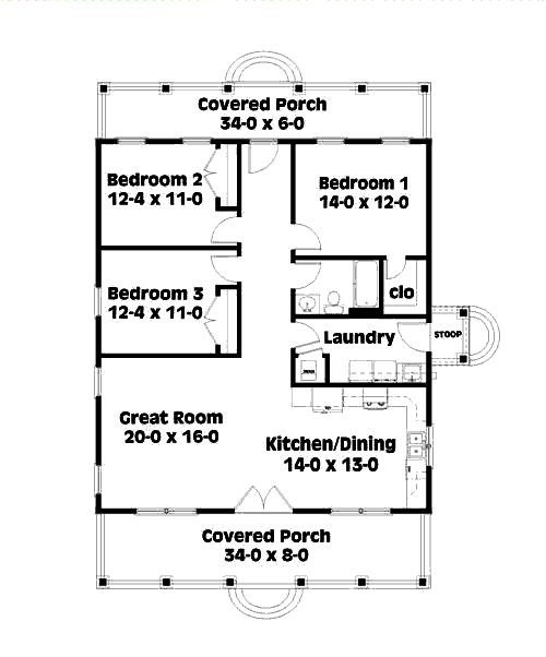 main floor house blueprint