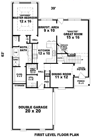main floor house blueprint