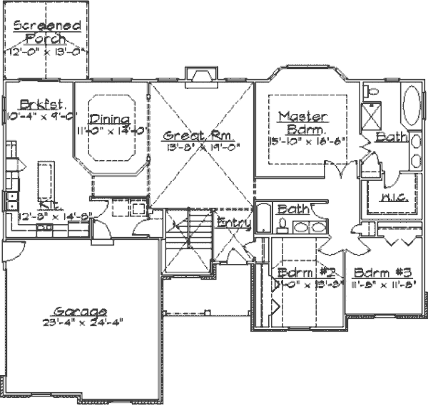 main floor house blueprint