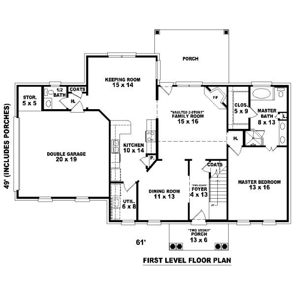 main floor house blueprint