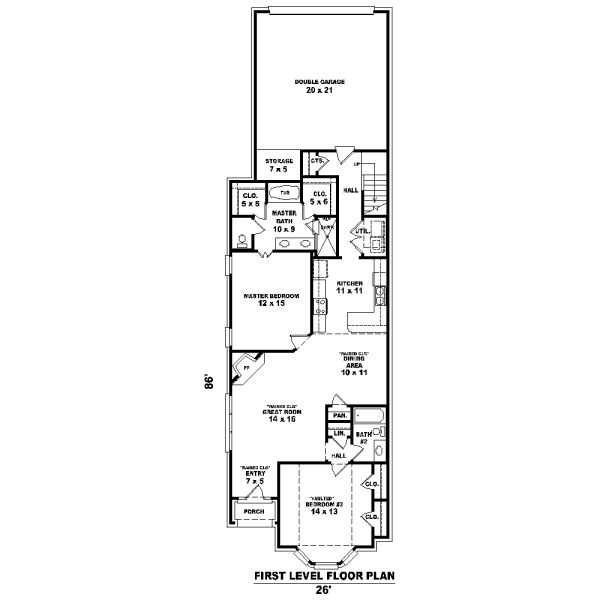 main floor house blueprint