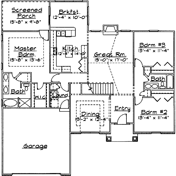 main floor house blueprint