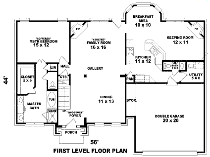 main floor house blueprint