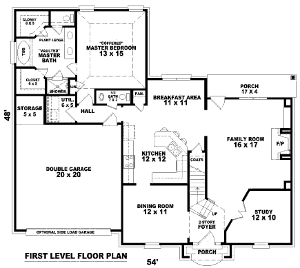main floor house blueprint