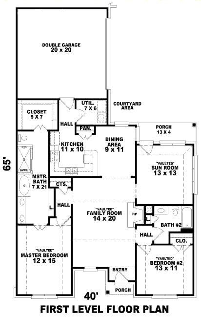 main floor house blueprint