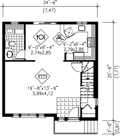 main floor house blueprint