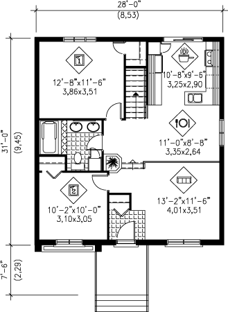 main floor house blueprint