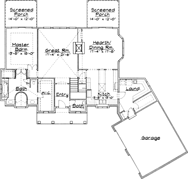main floor house blueprint