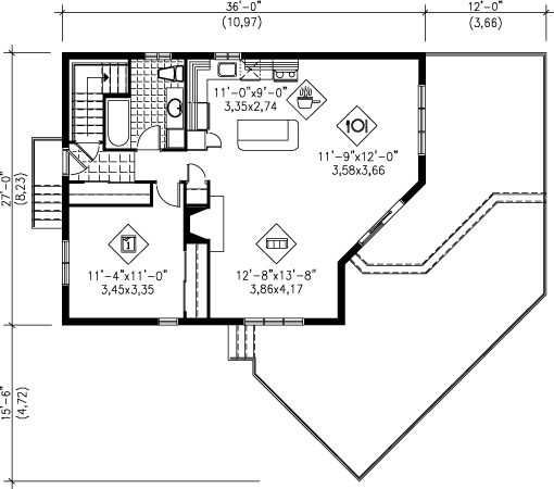 main floor house blueprint