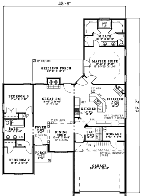 main floor house blueprint