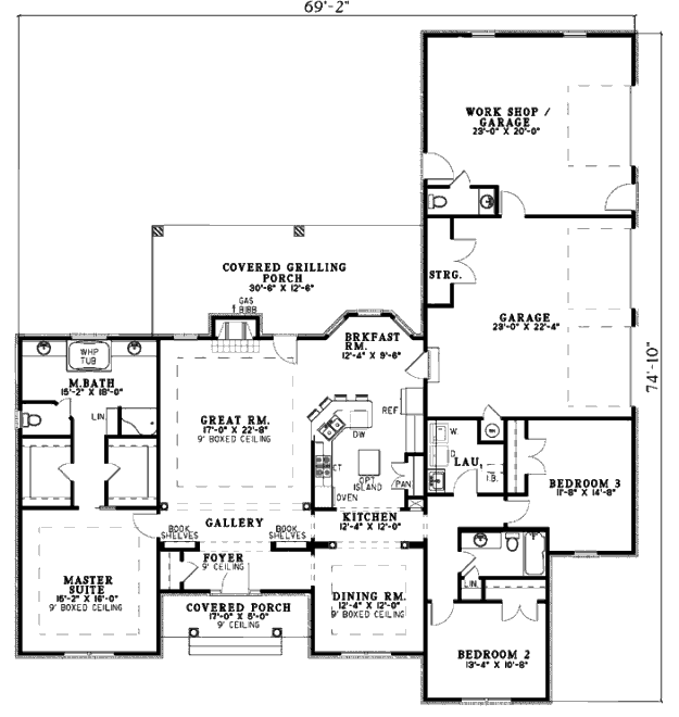 main floor house blueprint