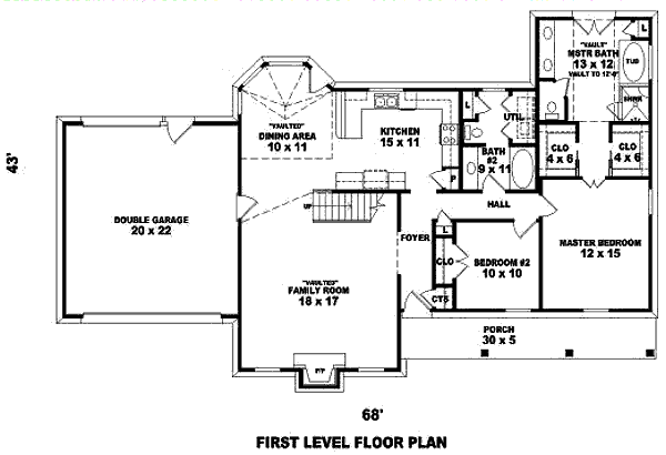 main floor house blueprint