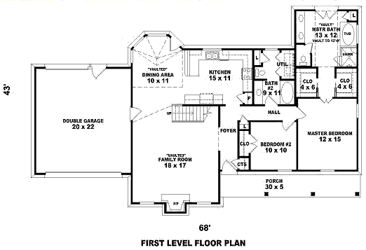 main floor house blueprint
