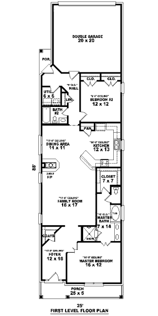 main floor house blueprint