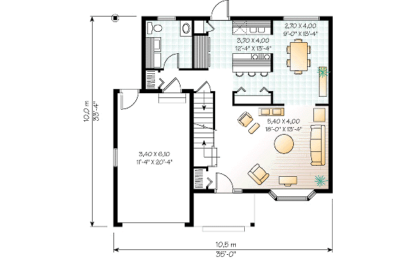 main floor house blueprint