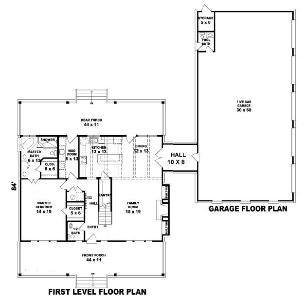 main floor house blueprint