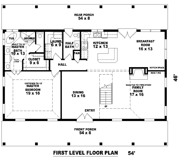 main floor house blueprint
