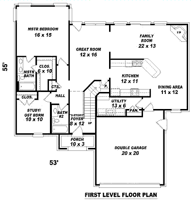 main floor house blueprint