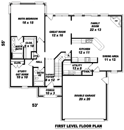 main floor house blueprint
