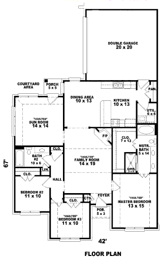 main floor house blueprint